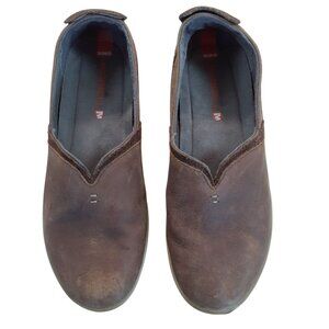 Merrell Ashland Slip-On Flat Shoes Womens Size 8.5 Brown Sugar Leather V Front
